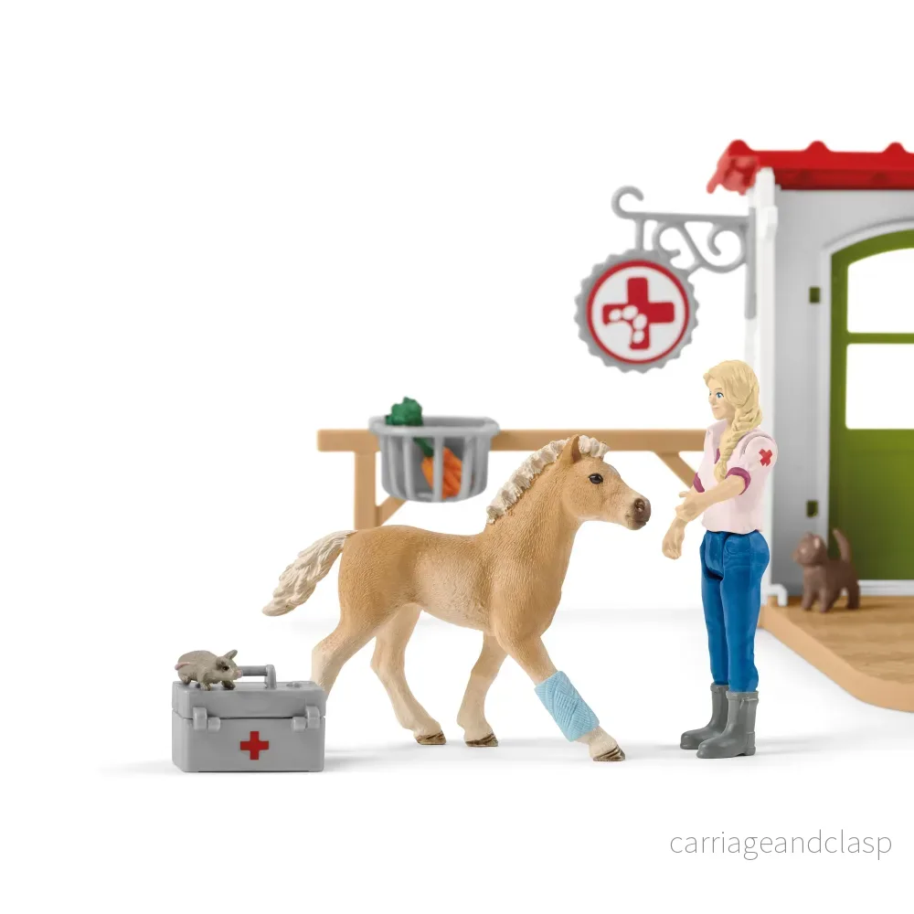 Schleich - Veterinärklinik med husdjur - Bild 2