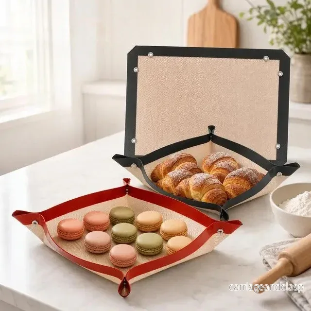 BakeFlex™ – Återanvändbar Bakmatta med Uppvikbara Kanter