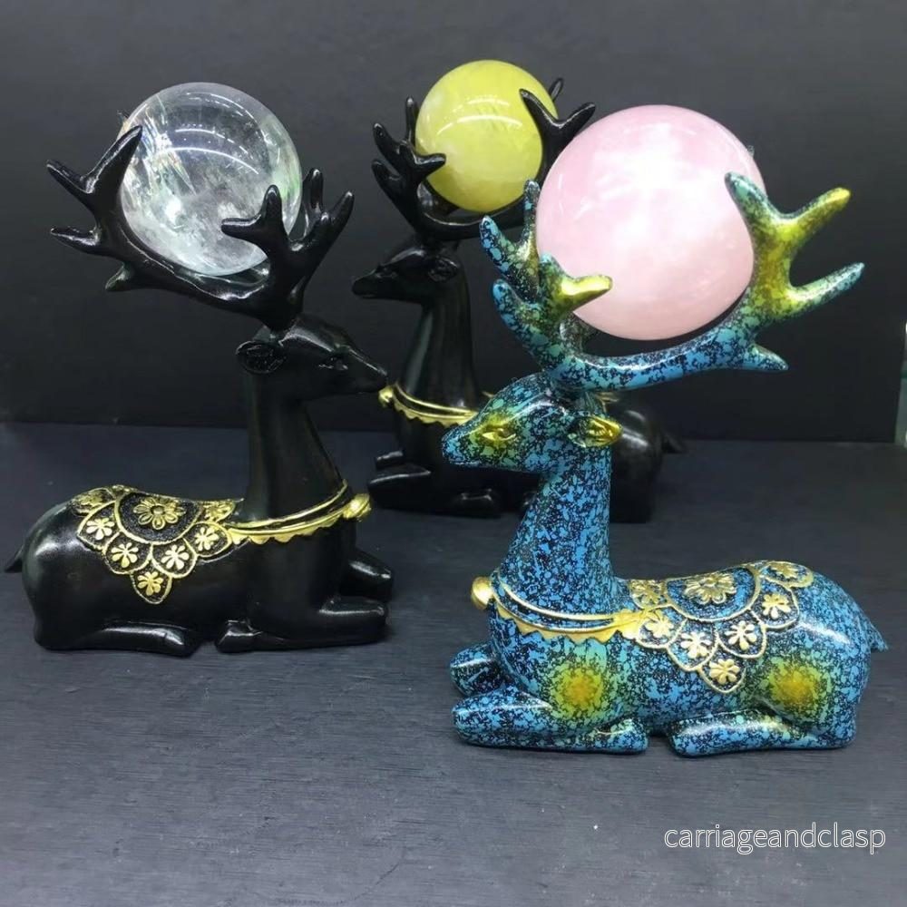 Deer Natural Crystal Figuriner | Veska - Bild 2