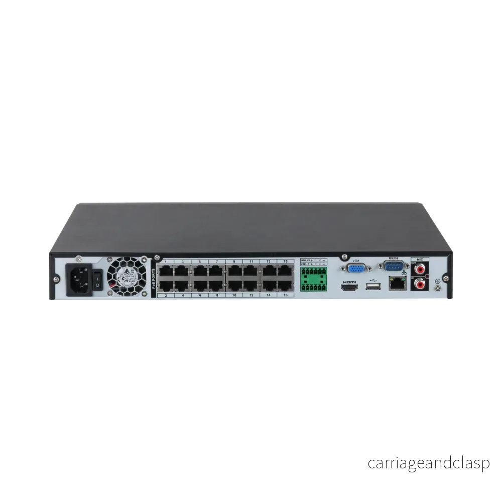 Dahua NVR4216-16P-EI, 16x PoE, utan lagring, lämplig för 16 IP-kameror - Bild 3