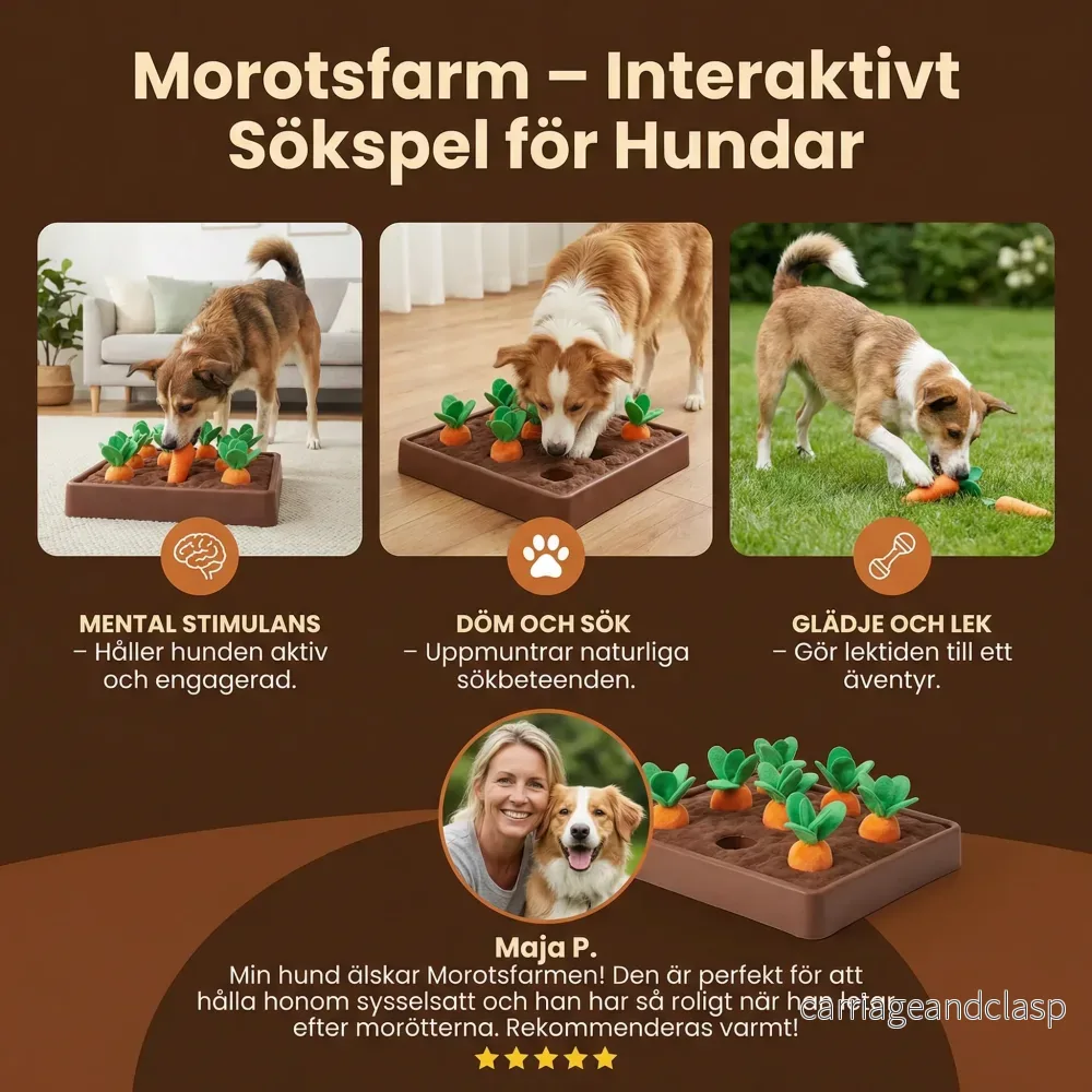 Morotsfarm – Interaktivt Sökspel för Hundar - Bild 3