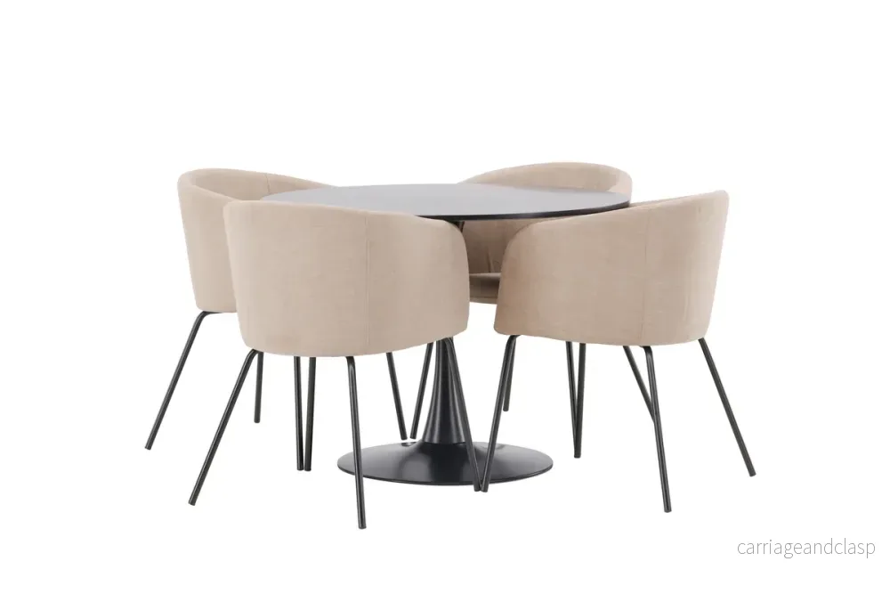 Berit & Glade Matgrupp Beige/Svart - Bild 2