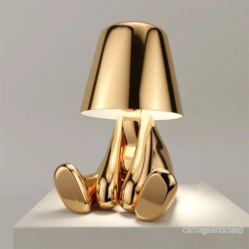 Modern Guld Metall LED Bordslampa | Veska