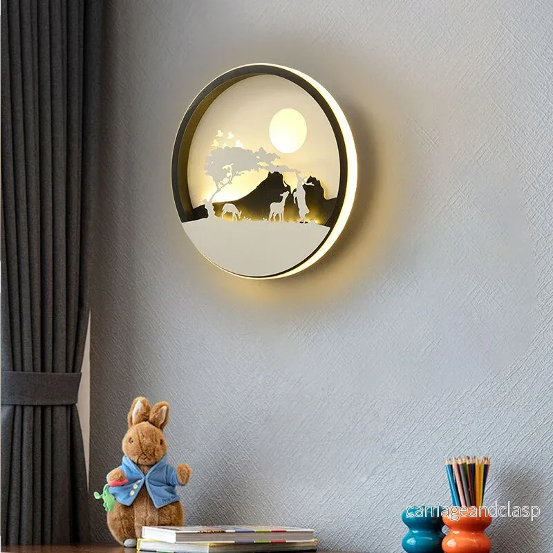 Dekorativ modern konst vägg LED-lampa | Veska - Bild 2