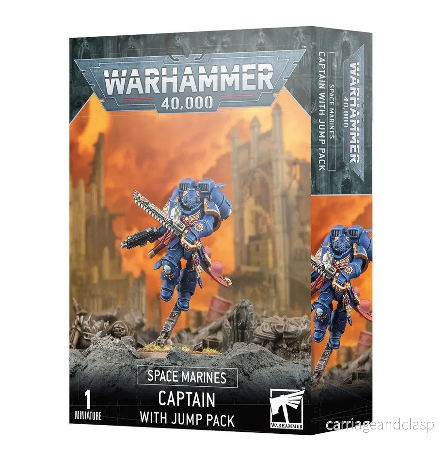 Warhammer: 40,000 - Space Marines - Captain with Jump Pack