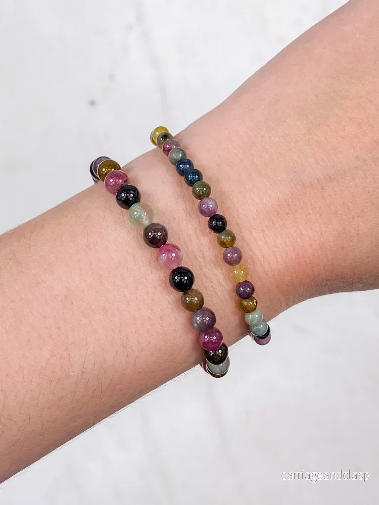 Armband med regnbågsturmalin - Bild 2
