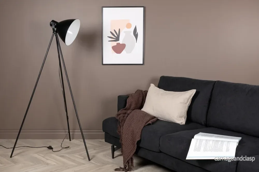 Tiv Golvlampa Svart Tiv Golvlampa Svart