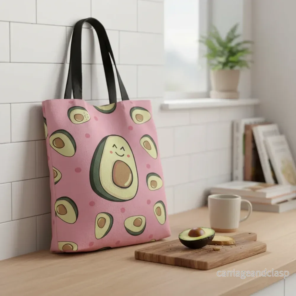Oh My POP! Rosa Shoppingväska Avocado - Bild 2
