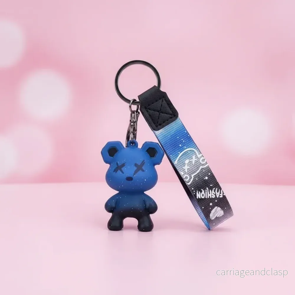 Blå Björn Nyckelring – Söt Kawaii Accessoar för Nycklar & Väskor Blå Björn Nyckelring – Söt Kawaii Accessoar för Nycklar & Väskor