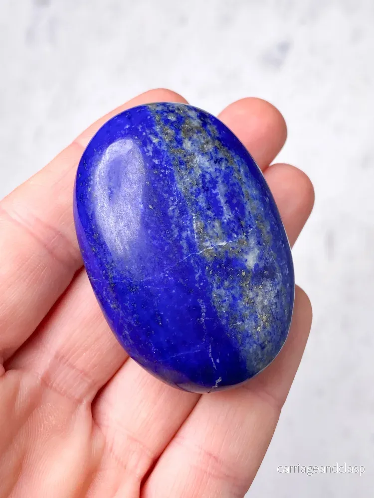 Lapis Lazuli Palmstone (nr 18) - Bild 2