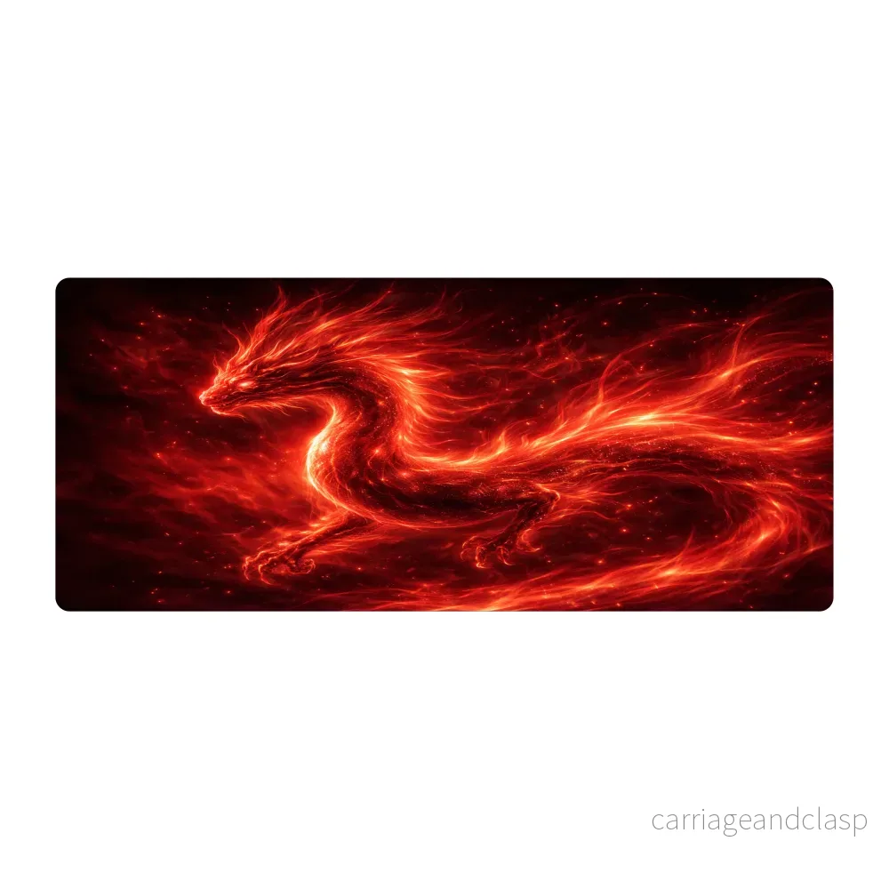 Gaming Musmatta 90x40cm Red Dragon