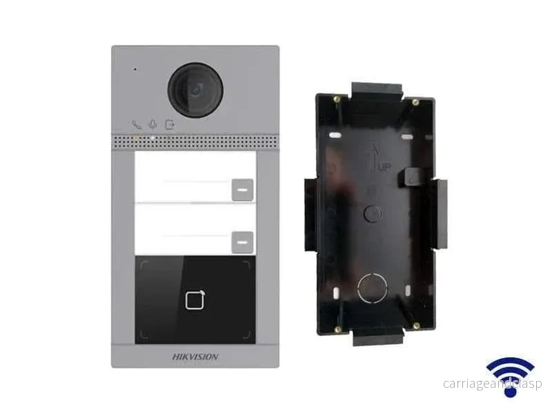 Hikvision DS-KV8213-WME1 Infälld montering av 2 ringklockor IR-belysning PoE 12v - Bild 2