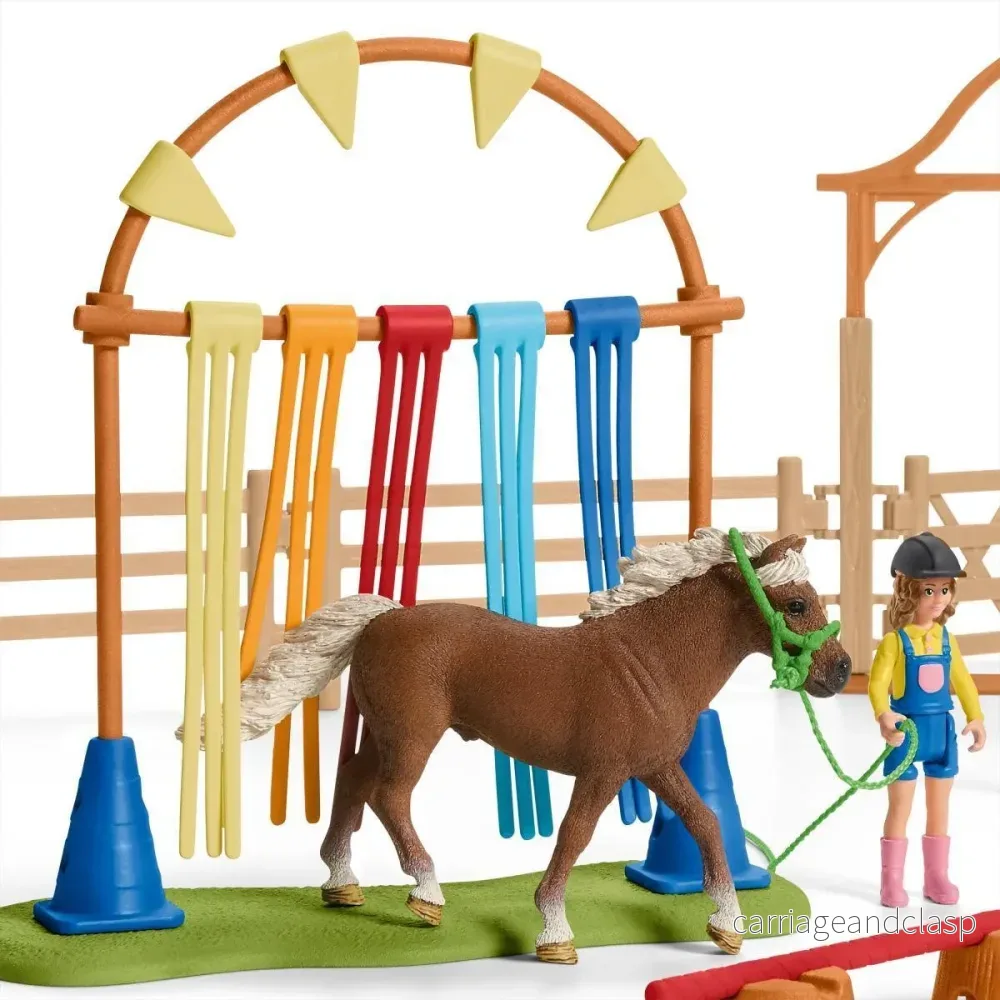 Schleich - Ponnyagilityträning - Bild 3