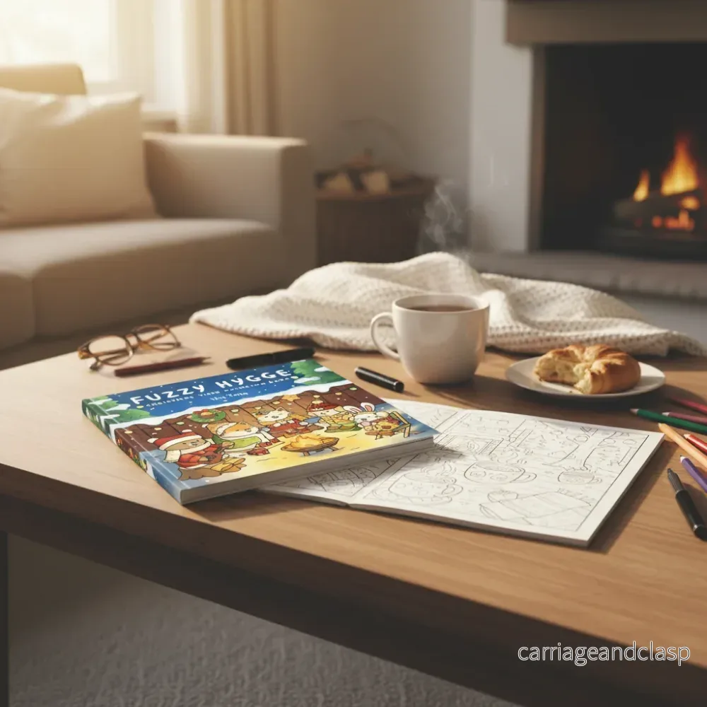 Målarbok för vuxna - Fuzzy Hygge - Bild 2