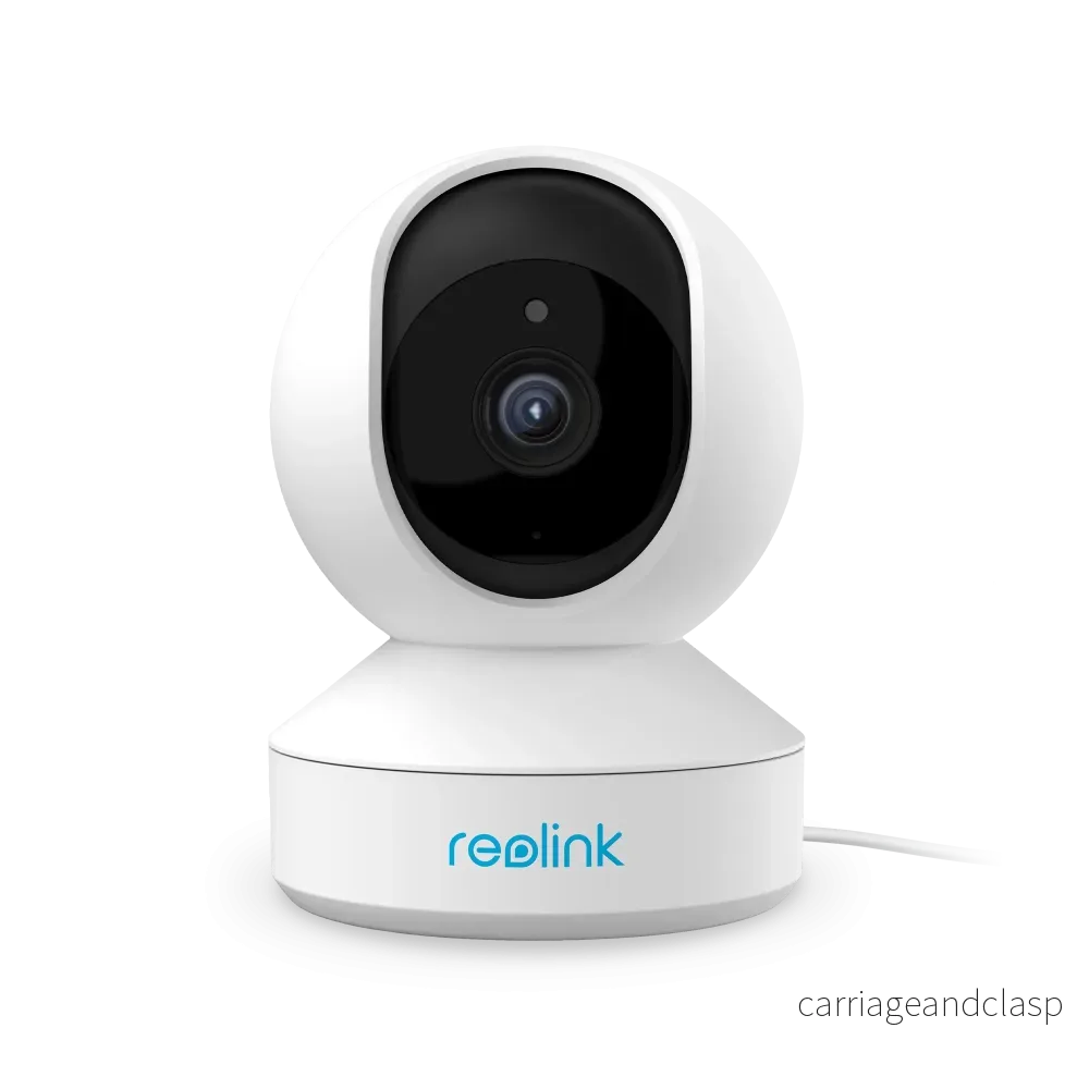 Reolink E330 Vit, 5 MP Dual-Band WiFi Pan&Tilt-kamera för inomhusbruk med smart detektering