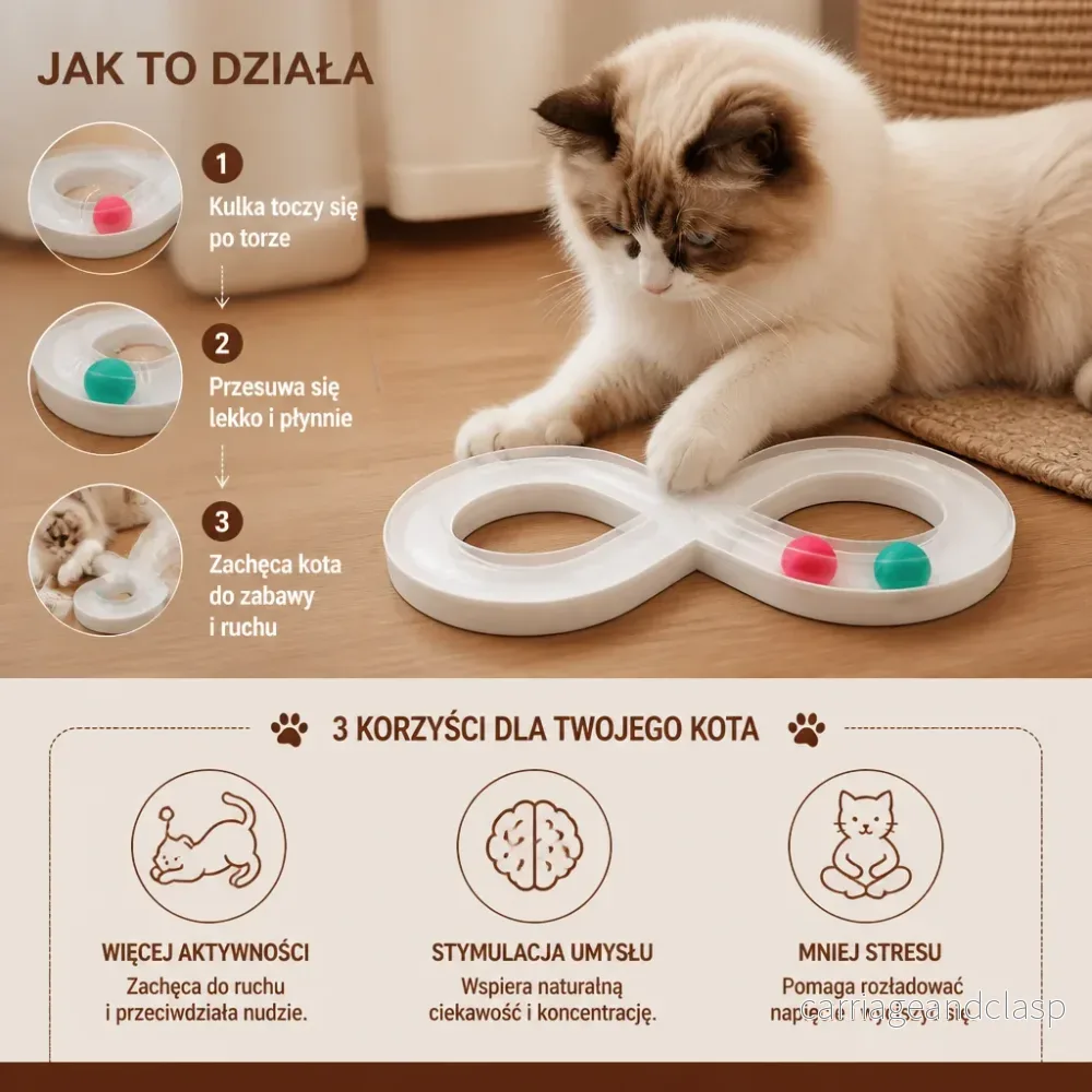 Interaktiv Kattleksak Med Bollbana - Bild 2