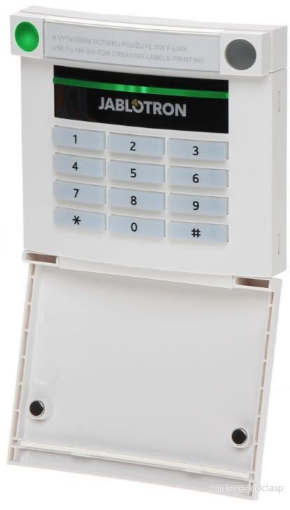 Jablotron JA-113E kontrollpanel för trådbunden kod - Bild 2