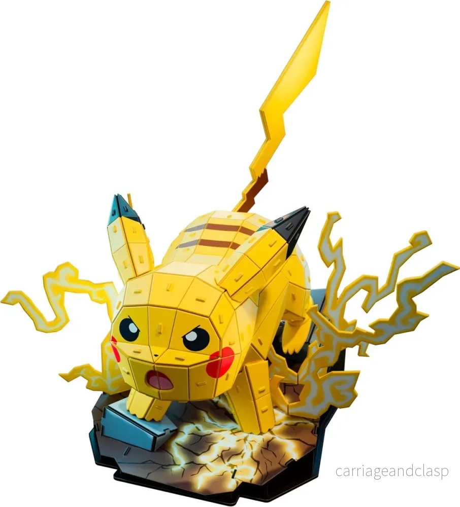 4D Build - Pokémon Pikachu 3D-modell - Bild 2