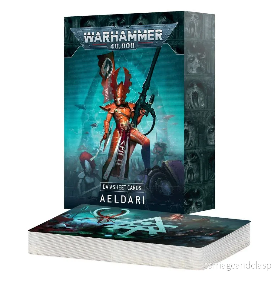 Warhammer: 40,000 - Datasheet Cards - Aeldari