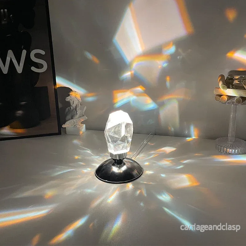 Lätt skugga konstgjord diamantlampa | Veska - Bild 3