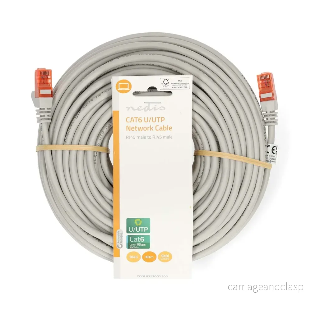 AlarmsystemExpert.co.uk UTP CAT6 nätverkskabel 30,0 m - Bild 3