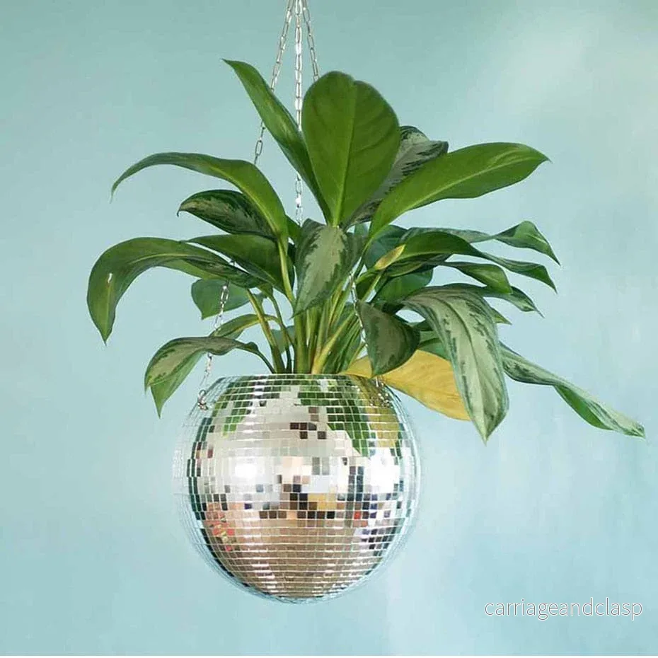Disco Ball Hängande Kruka | Veska Disco Ball Hängande Kruka | Veska