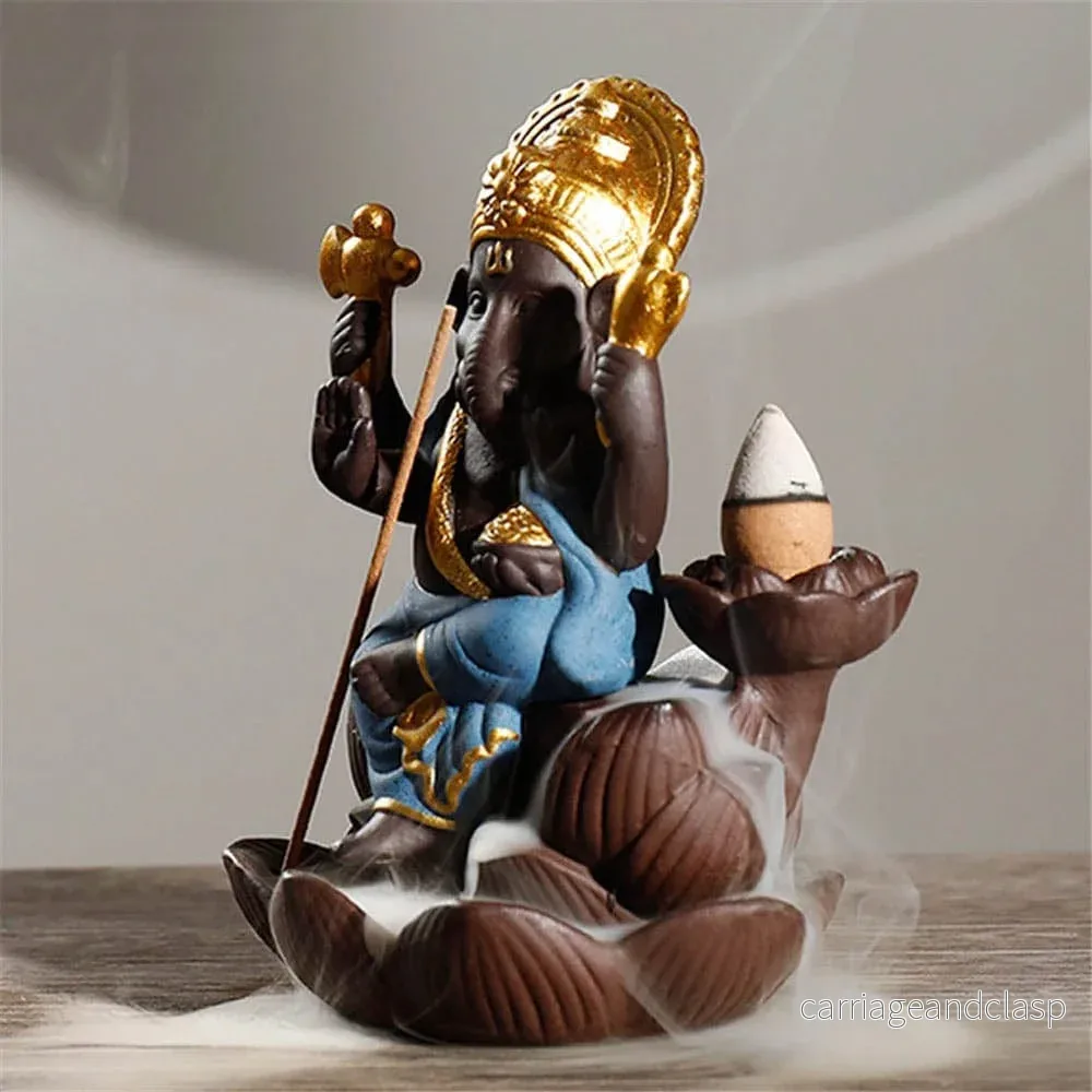 Ganesha Backflow Rökelsebrännare | Veska - Bild 2