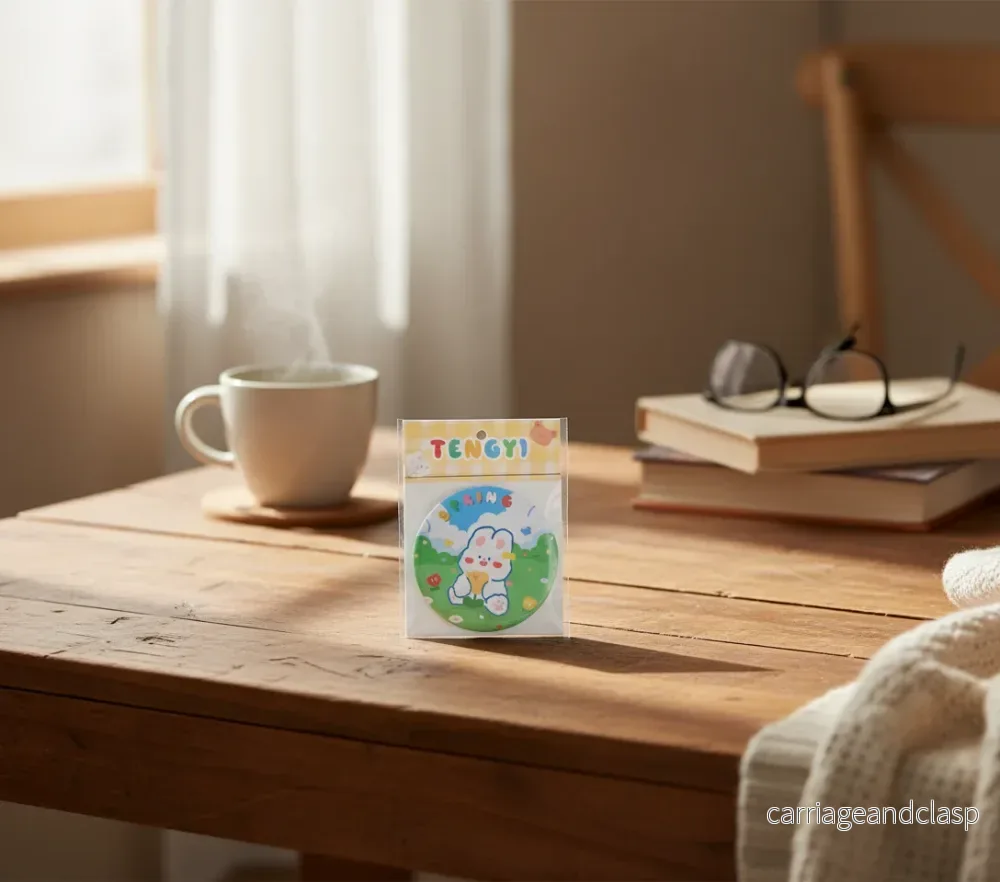 Fickspegel Kanin- Söt Kawaii Accessoar i Plastglas - Bild 2