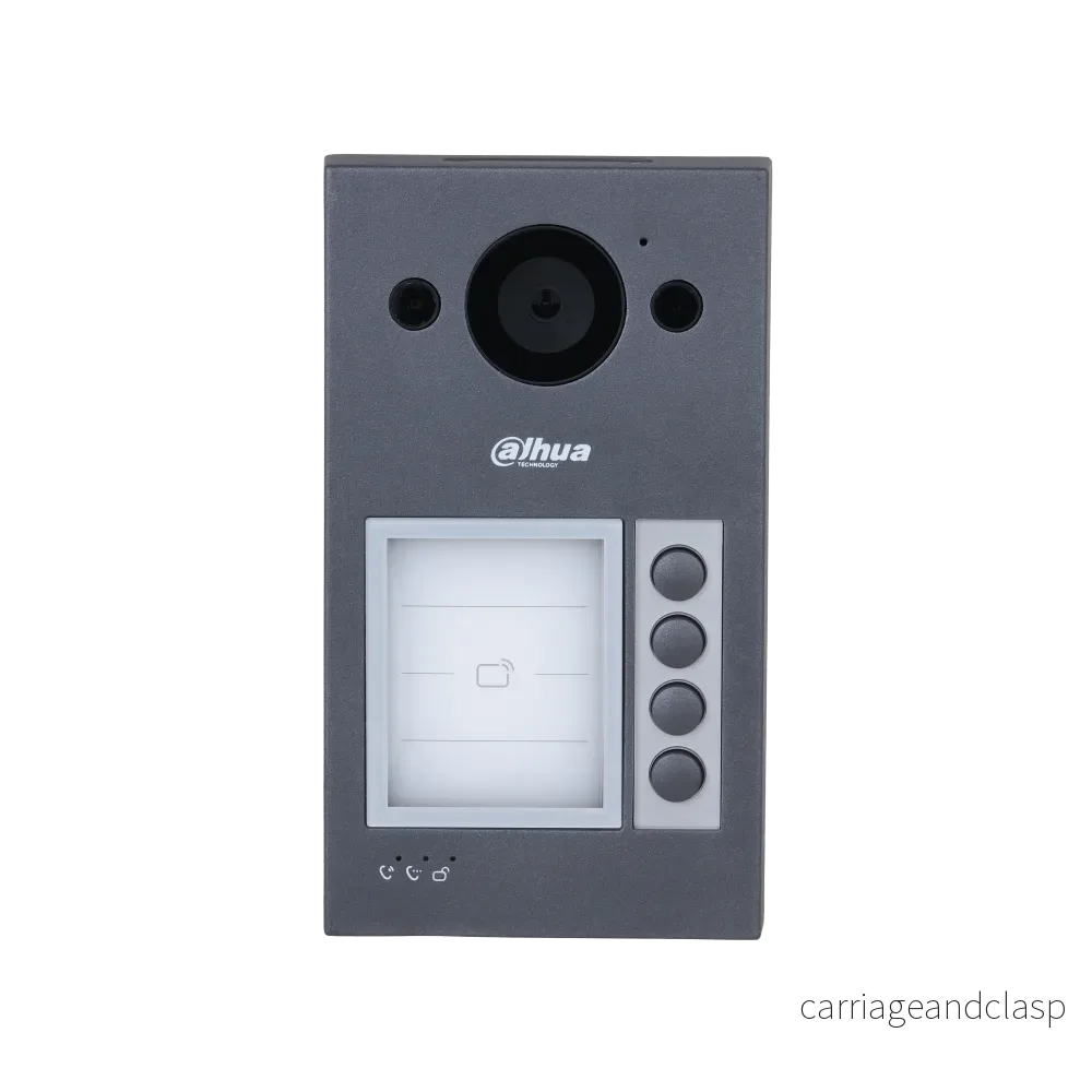 Dahua VTO3311Q-WP, Video Intercom 4-knapps utomhusstation PoE och WiFi med närhet