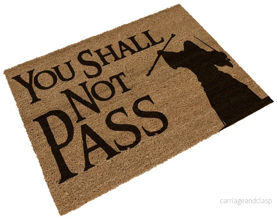 The Lord of the Rings - You Shall Not Pass Dörrmatta - SD Toys - Bild 2