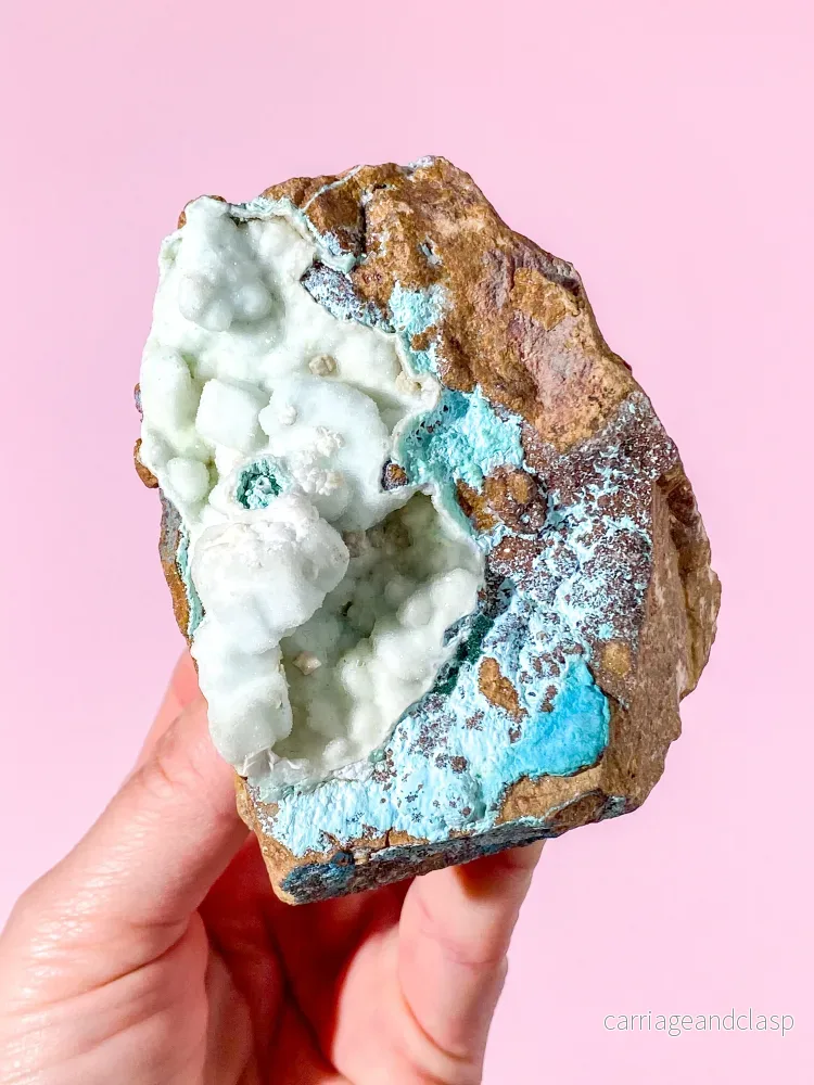 Druzy Vit Smithsonitkluster (Nr. 4)