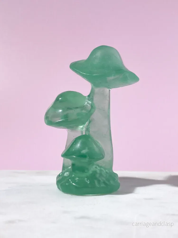 Grön Fluorit Svamp - Bild 2
