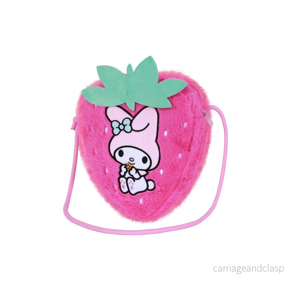 Hello Kitty My Melody Strawberry- Axelväska Mjuk Hello Kitty My Melody Strawberry- Axelväska Mjuk