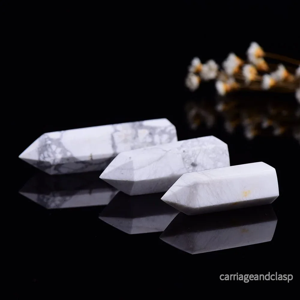 Howlite Crystal Point Tower | Veska - Bild 3