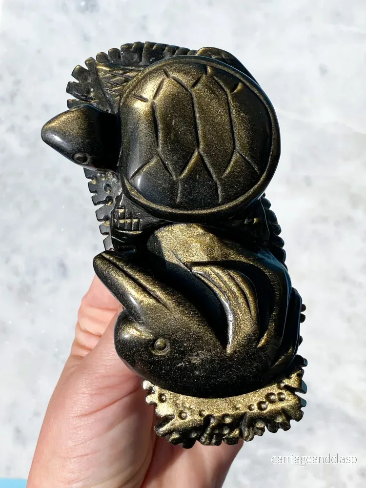 Guld obsidian måne Guld obsidian måne