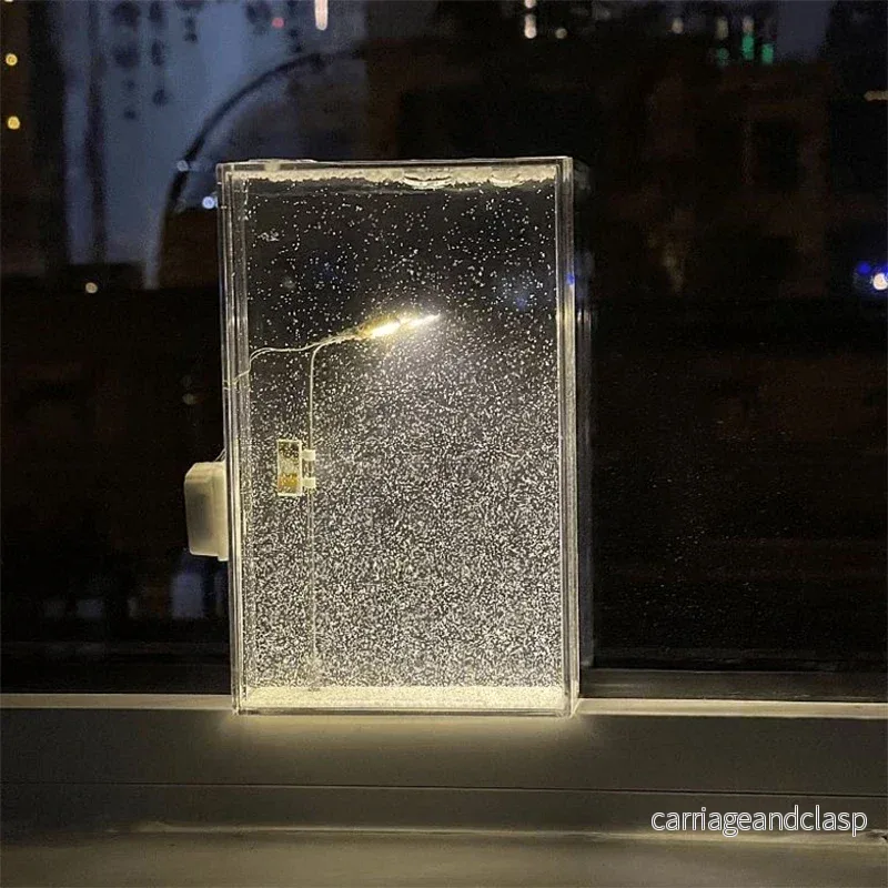 LED Gatulampa Snöfall Effekt Dekor | Veska - Bild 2