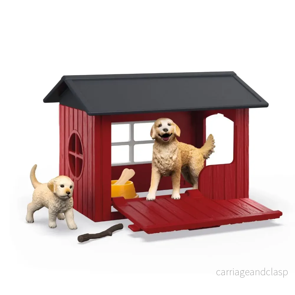 Schleich - Hundkennel med Golden Retriever - Bild 2