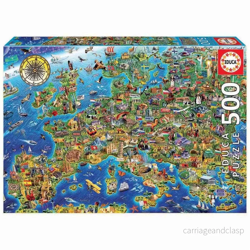 Educa® – 500 Crazy European Map Educa® – 500 Crazy European Map