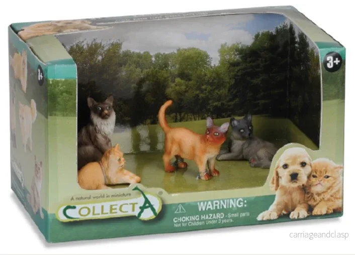 CollectA - Katter 4 st i presentbox