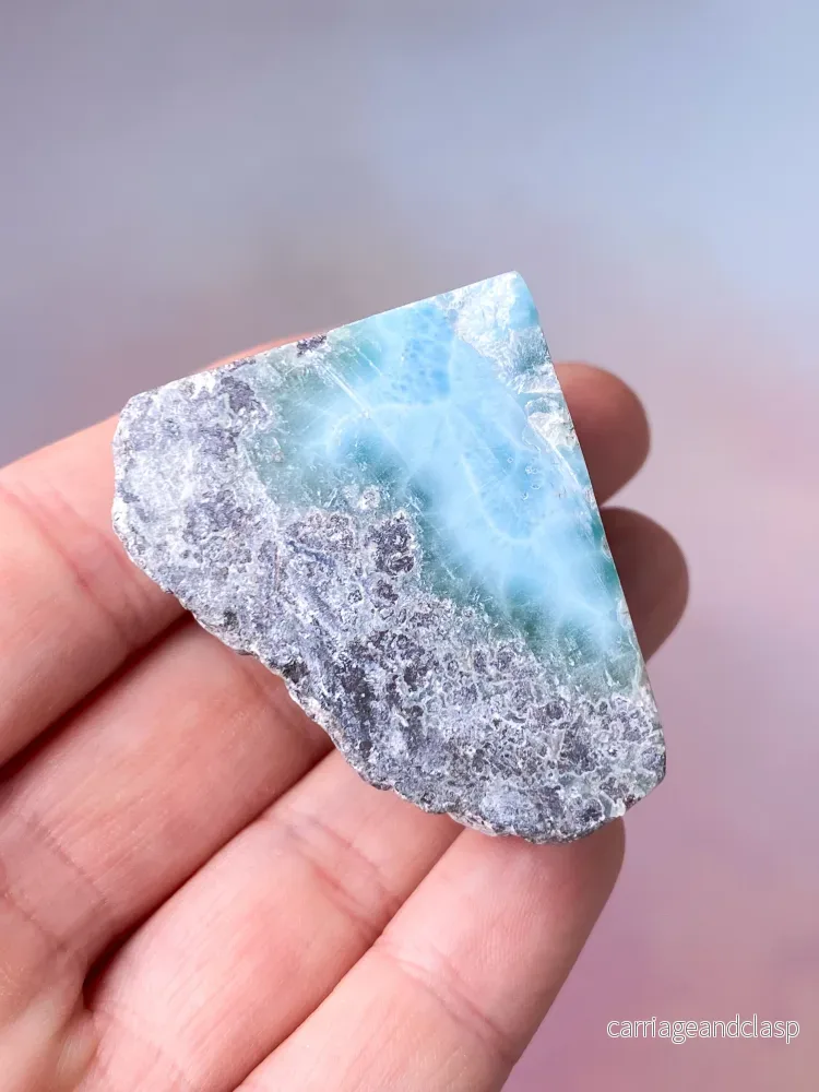 Larimar Halvpolerad (nr 2) - Bild 3