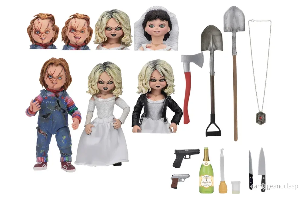 Bride of Chucky – 7″ Scale Action Figures – Ultimate Chucky & Tiffany 2-Pack – NECA Bride of Chucky – 7″ Scale Action Figures – Ultimate Chucky & Tiffany 2-Pack – NECA