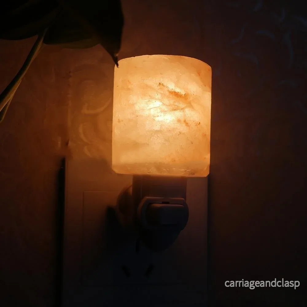 Naturlig Kristall Himalaya Salt Nattlampa | Veska - Bild 2