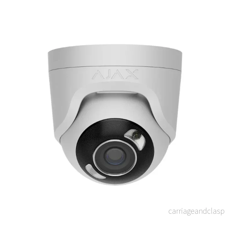 Ajax Systems TurretCam HL Vit 5Mp IP-kamera med hybridbelysning