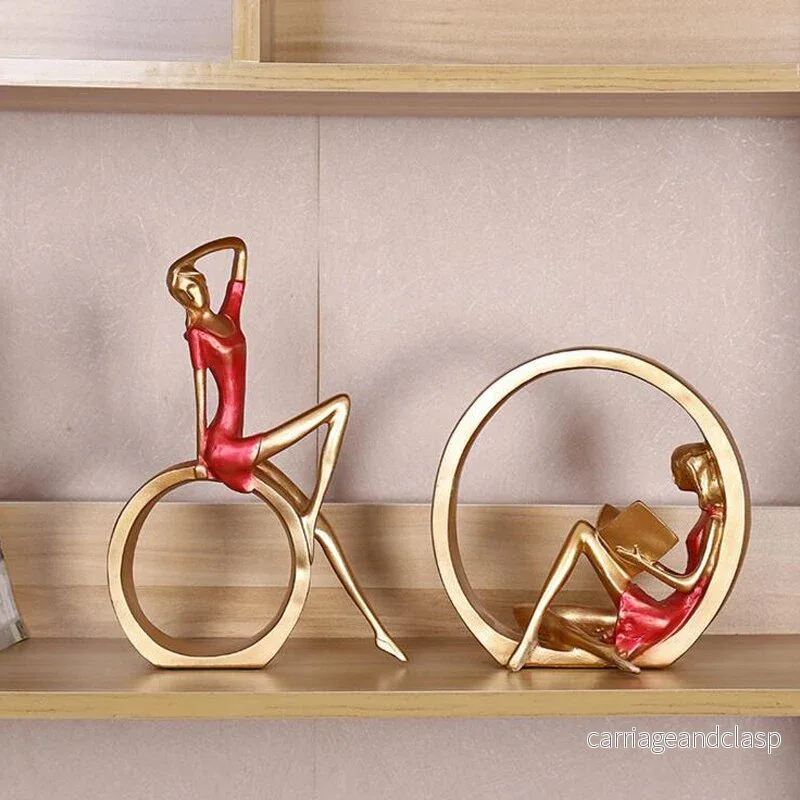 Kreativa europeiska miniatyr moderna flickfigurer | Veska - Bild 2