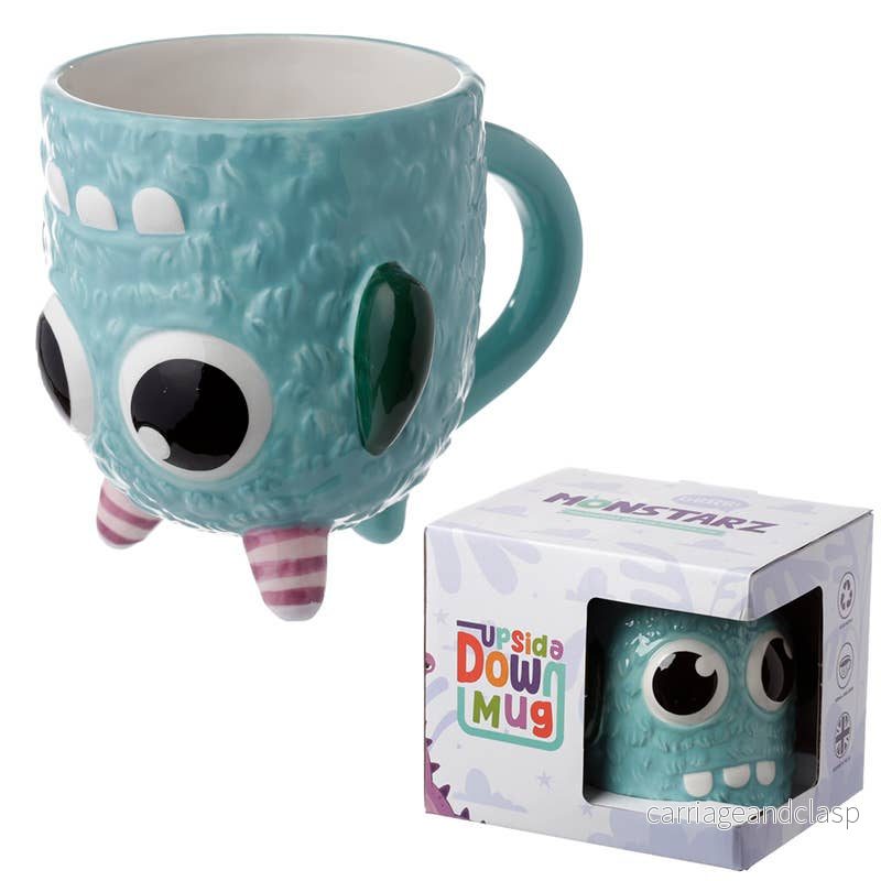 Monster blå keramisk mugg 550 ml - Bild 2
