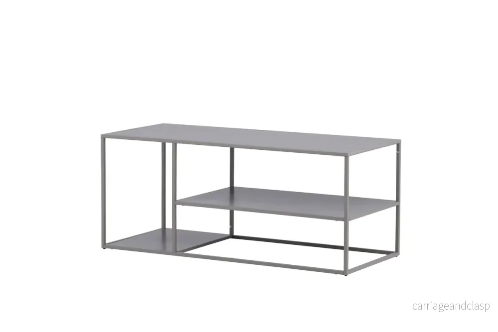Staal Sidobord Ljusgrå - Bild 2