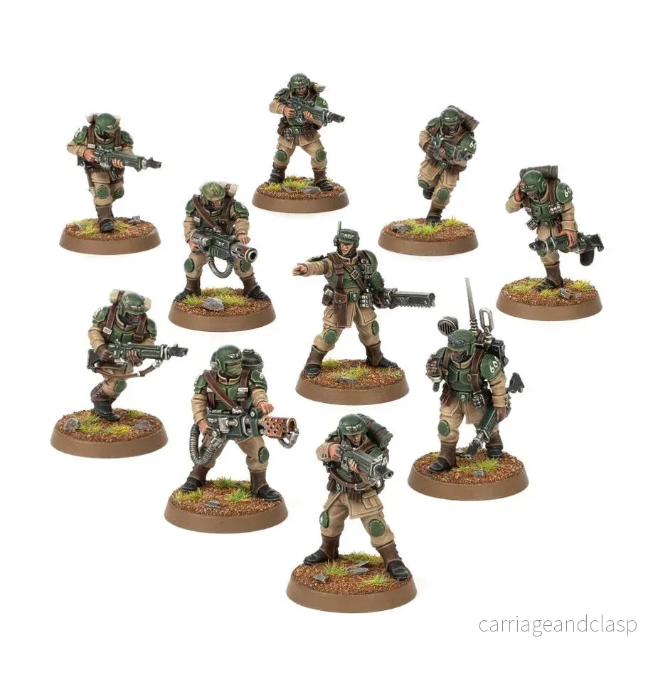 Warhammer: 40,000 - Astra Militarum - Cadian Shock Troops - Bild 2