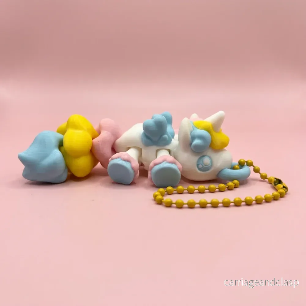 Flexi unicorn nyckelring Flexi unicorn nyckelring