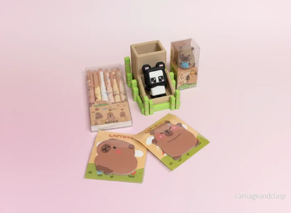 Kawaii Stationary – Capybara/Panda startkit