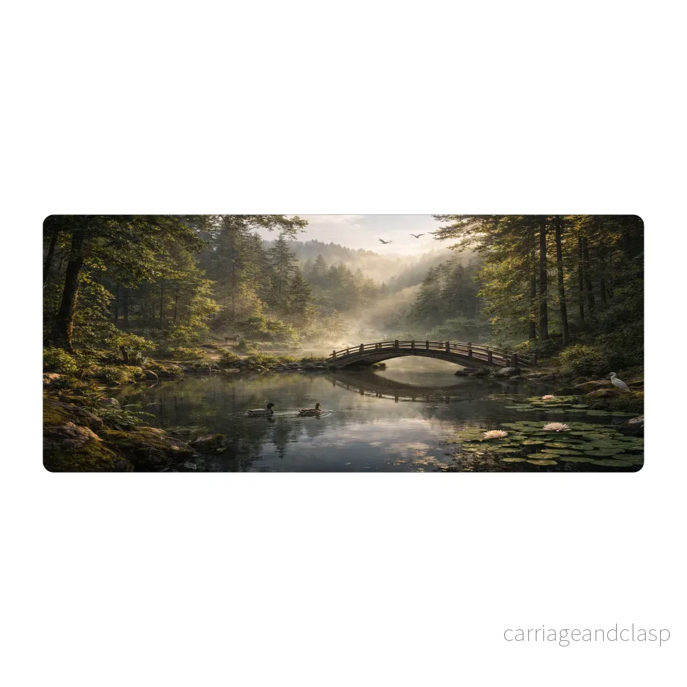 Gaming Musmatta 90x40cm Skog